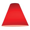 Foto para Inari Silk Red Martini Pendant Glass Shade