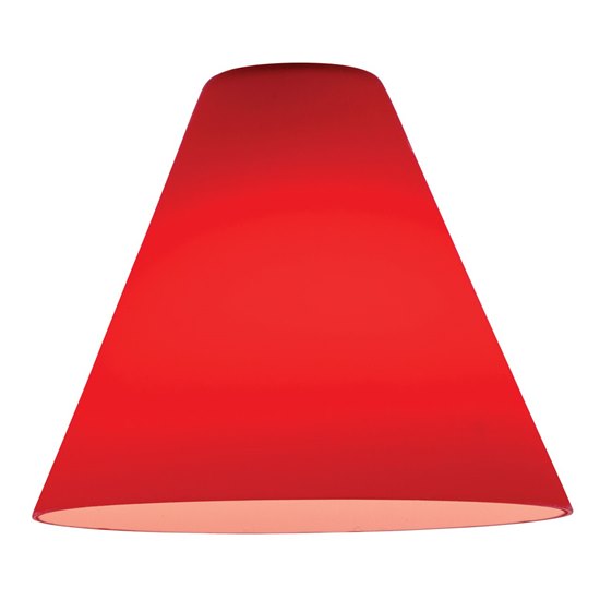 Picture of Inari Silk Red Martini Pendant Glass Shade