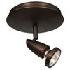 Foto para 50w Mirage GU-10 MR-16 Halogen Dry Location Bronze Swivel Spot (CAN 1")