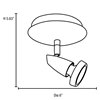 Picture of 50w Mirage GU-10 MR-16 Halogen Dry Location Bronze Swivel Spot (CAN 1")