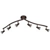 Foto para 300w (6 x 50) Mirage GU-10 MR-16 Halogen Dry Location Bronze Semi-Flushwith articulating arms (CAN 1"Ø4.25")