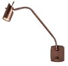 Picture of 35w Odyssey GU-10 MR-16 Halogen Dry Location Bronze Wall Mounted Task Lamp with on/off switch (CAN 4.9"x4.9"x0.75")