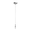 Foto para 40w Delta G9 G9 Halogen Dry Location Brushed Steel Line Voltage Pendant (CAN Ø4.5")