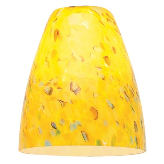 Picture of Fire YEL Glass Shade 8"Ø7"