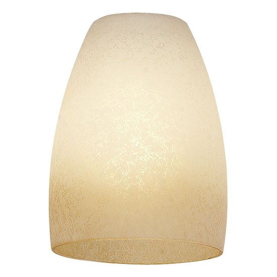 Foto para Inari Silk FRA French Amber Cone Glass Shade 6"Ø4.5"