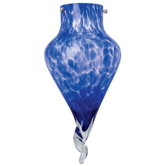 Foto para Genie Blue Hand Blown Glass Shade 14"Ø6.5"