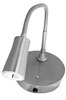 Picture of 3w Epiphanie Module LED Dry Location Brushed Steel Gooseneck Wall Lamp (CAN 0.9"Ø5")