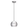 Picture of 60w DecoBall E-26 A-19 Incandescent Dry Location Brushed Steel Ball Pendant (CAN 1.25"Ø5.25")