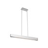 Foto para 39w Indium Bi-Pin T-5 HO Linear Fluorescent Dry Location Brushed Steel Opal Pendant (CAN 4.4"x7.25")