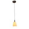 Foto para 35w Zeta GY6.35 Bi-Pin Halogen Dry Location Bronze AMM Low Voltage Pendant with Fire(s) Glass 4.9"Ø4" (CAN Ø4.5")