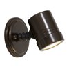 Picture of 50w Myra GU-10 MR-16 Halogen Bronze Clear Marine Grade Wet Location Adjustable Spotlight (CAN 0.6"Ø4.5")