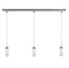 Foto para 54w (3 x 18) Trinity GU-24 Spiral Fluorescent Dry Location Brushed Steel Energy Star Bar Pendant Assembly