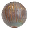 Picture of Safari Silver Amber Ribbed Opaline Italian Hand Blown Art Safari Opaline Glass Shade