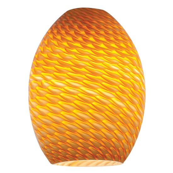 Foto para FireBird Amber Firebird Brandy Pendant Glass Shade