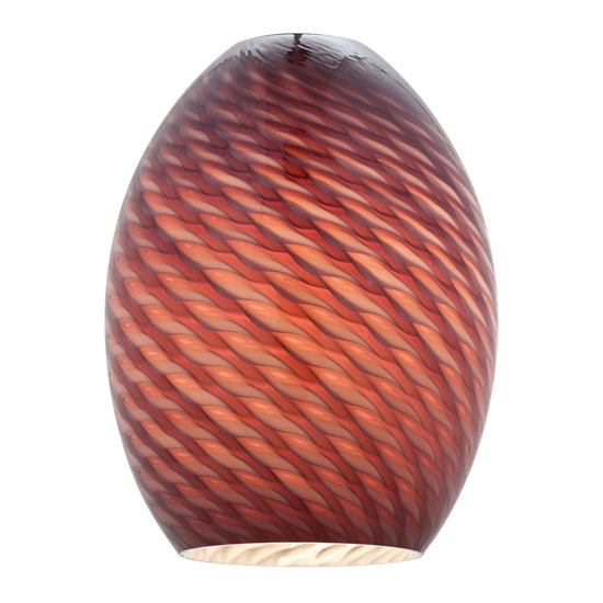 Foto para FireBird Plum Firebird Brandy Pendant Glass Shade