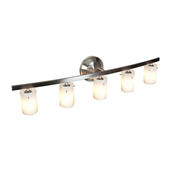 Foto para 300w (5 x 60) Classical G9 G9 Halogen Dry Location Chrome Opal Wall & Vanity