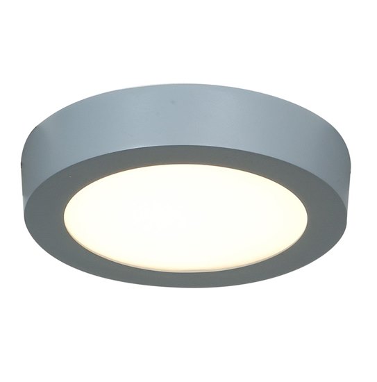 Foto para 12w Strike Module 85CRI LED Damp Location Silver ACR Dimmable Round Led Flush-Mount (OA HT 1.5)