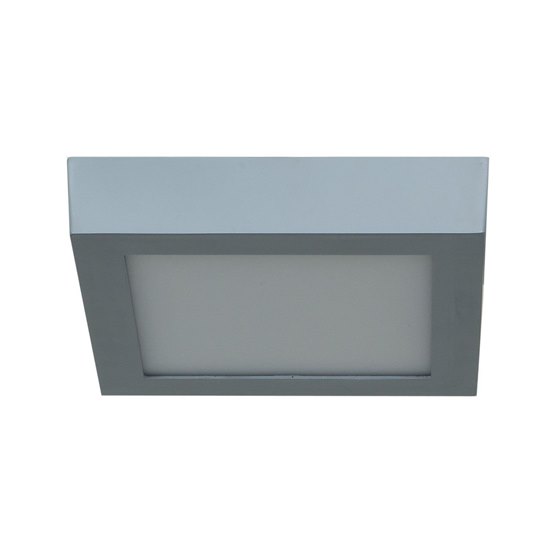 Foto para 12w Strike Module 85CRI LED Damp Location Silver ACR Dimmable Square Led Flush-Mount (OA HT 1.5)