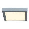 Picture of 16w Strike Module 85CRI LED Damp Location Silver ACR Dimmable Square Led Flush-Mount (OA HT 1.5)