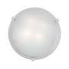 Picture of 15w Mona Module 90Plus CRI Dry Location White Alabaster Dimmable Led Flush Or Wall Mount 4.25"Ø12" (OA HT 4.25) (CAN Ø9.75")