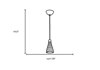 Picture of 35w Cavo GY6.35 Bi-Pin Halogen Dry Location Bronze Crystal Italian Wire Glass Uj Mini Pendant Including Low Profile Mono-Pod (CAN 0.5"Ø4.5")