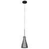 Foto para 35w Cavo GY6.35 Bi-Pin Halogen Dry Location Bronze Metal Italian Wire Glass Uj Mini Pendant Including Low Profile Mono-Pod (CAN 0.5"Ø4.5")