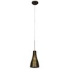 Foto para 35w Cavo GY6.35 Bi-Pin Halogen Dry Location Bronze Gold Italian Wire Glass Uj Mini Pendant Including Low Profile Mono-Pod (CAN 0.5"Ø4.5")