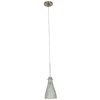 Picture of 35w Cavo GY6.35 Bi-Pin Halogen Dry Location Brushed Steel Crystal Italian Wire Glass Uj Mini Pendant Including Low Profile Mono-Pod (CAN 0.5"Ø4.5")