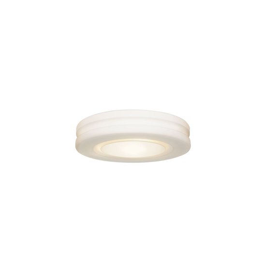 Foto para 15w Altum Module 90Plus CRI Damp Location White Opal Dimmable Led Flush-Mount 3.1"Ø10.25" (OA HT 3.1) (CAN 1"Ø10")