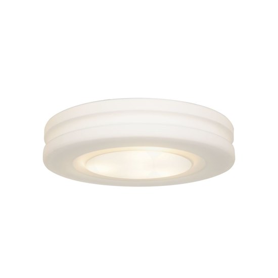 Foto para 15w Altum Module 90Plus CRI Damp Location White Opal Dimmable Led Flush-Mount 3.75"Ø15.75" (OA HT 3.75) (CAN 0.6"Ø11.1")