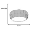 Picture of 30w Layers Module 90Plus CRI Damp Location White CH Medium Dimmable Led Flush-Mount (OA HT 6.3)