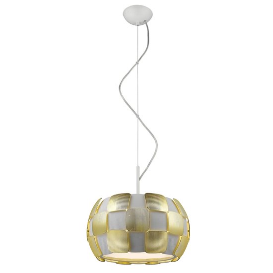 Foto para 78w (3 x 26) Layers GU-24 LED or Fluorescent Dry Location White GLD Medium Pendant