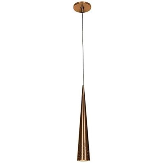 Picture of 50w Apollo GU-5.3 MR-16~Halogen Dry Location Bronze Steel Pendant Including Low Profile~mono-Pod (CAN Ø4.5")