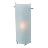 Picture of 16w Oxygen Module 90Plus CRI Damp Location Brushed Steel Checkered Frosted Led Wall Vanity Fixture (OA HT 14.5) (CAN 12.88"x4.75"x0.75")