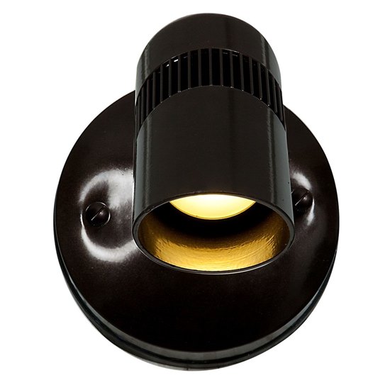 Foto para 7w Fin Module 85CRI LED Bronze Led Wet Location Spotlight (CAN 1.5"Ø5")