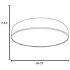 Picture of 48w (16 x 3) Meteor Module 85CRI LED Dry Location Brushed Silver ACR Dimmable Led Flush-Mount (OA HT 4.5)