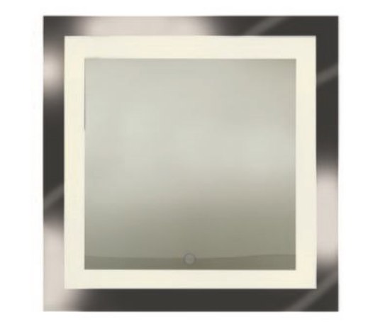 Picture of 30w Spa Module 85CRI LED Damp Location Square Led Anti-Fog Mirror, Electronic Dimmable On/Off Switch (OA HT 28.5)