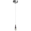 Picture of 35w Zeta GY6.35 Bi-Pin Halogen Dry Location Brushed Steel Low Voltage Pendant (CAN Ø4.5")