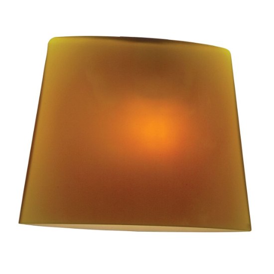 Foto para Thea Amber Oval Cased Glass (OA HT 6.25)