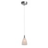 Picture of 5w Tungsten Module Dry Location Brushed Steel Frosted Led Pendant With Mania Glass 5"Ø4" (CAN 4.5"Ø4.5")