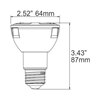 Picture of 7w PAR20 White E26 30K Dim 36° LED Bulb