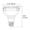 Picture of 11.5w PAR30 White E26 30K Dim 40° LED Bulb