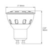 Picture of 6w MR16 White GU10 30K Dim 38° LED Bulb