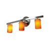 Picture of 180w (3 x 60) Classical G9 G9 Halogen Dry Location Chrome Amber Wall & Vanity