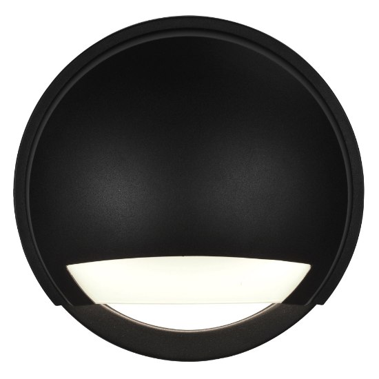 Picture of 13w Avante SSL 90Plus CRI Black Opal Marine Grade Wet Location Wall Fixture