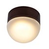 Foto para 10w MicroMoon GU-24 Bronze Frosted Marine Grade Wet Location Led Ceiling Or Wall Fixture (OA HT 5) (CAN 1.5"Ø4.4")