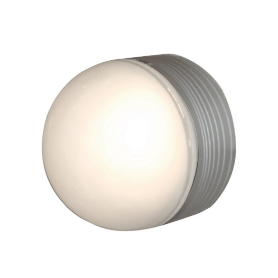 Picture of 10w MicroMoon GU-24 Satin Frosted Marine Grade Wet Location Led Ceiling Or Wall Fixture (OA HT 5) (CAN 1.5"Ø4.4")