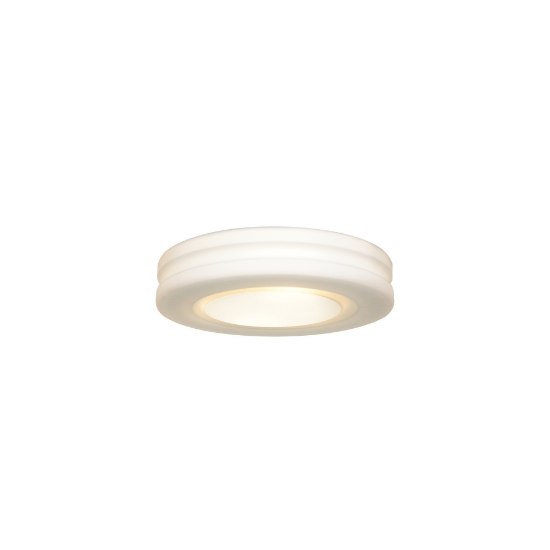 Picture of 15w Altum SSL 90Plus CRI Damp Location White Opal Dimmable Led Flush-Mount 3.5"Ø12.5" (OA HT 3.5) (CAN 1"Ø10")