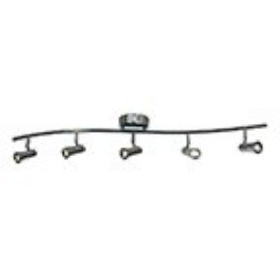 Picture of 20w (5 x 4) Sleek SSL 90Plus CRI Dry Location Bronze 5-Light Dimmable Led Spotlight Semi-Flush (OA HT 7) (CAN 1.75"Ø5")