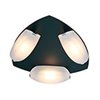 Foto para 24w (3 x 8) Nido SSL 90CRI LED Dry Location Oil Rubbed Bronze Frosted Wall Or Ceiling Fixture (OA HT 3.75) (CAN 0.9"Ø9.9")